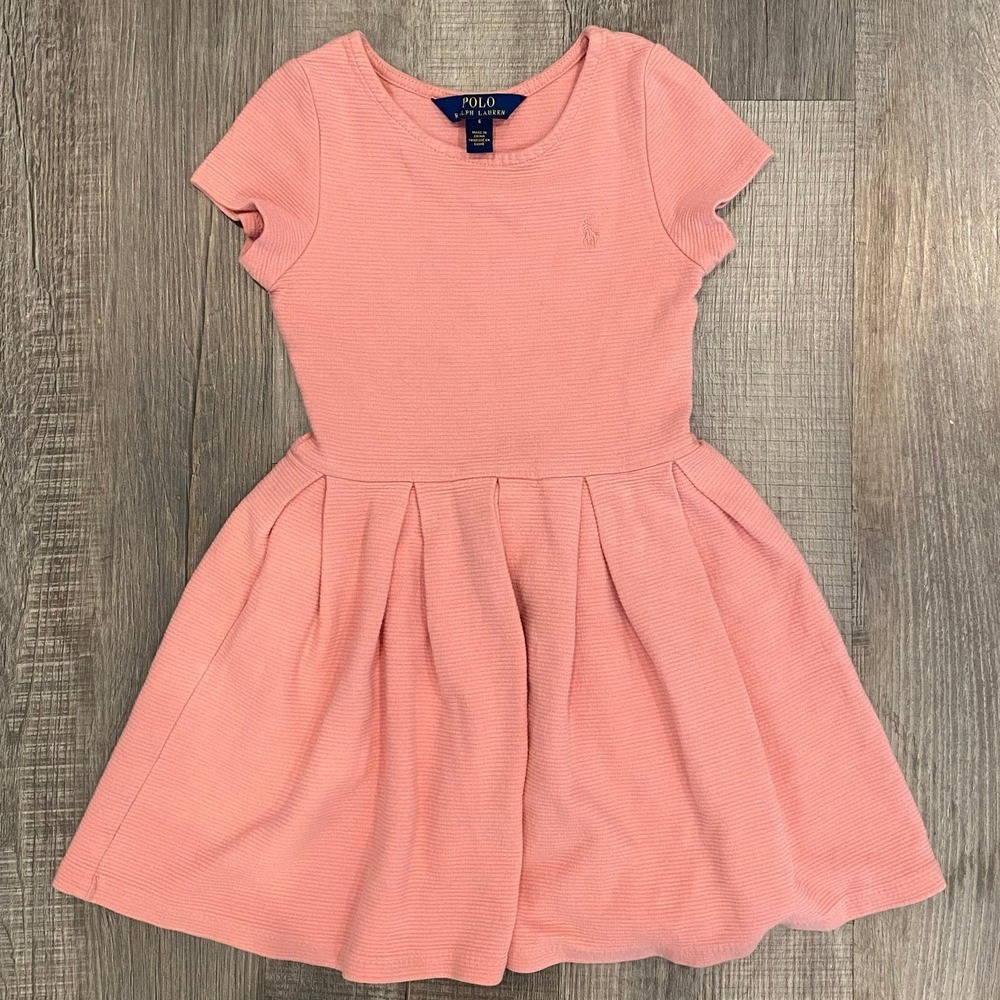 Ralph Lauren Girls Pink Dress Size 6